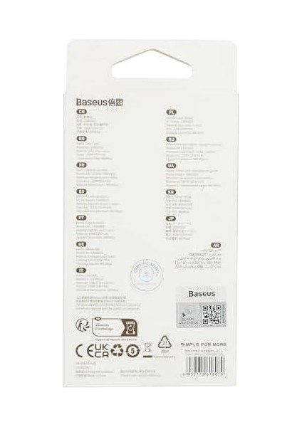 Glimmer Series 100W 200 cm Pd Type-C Şarj Kablosu Beyaz