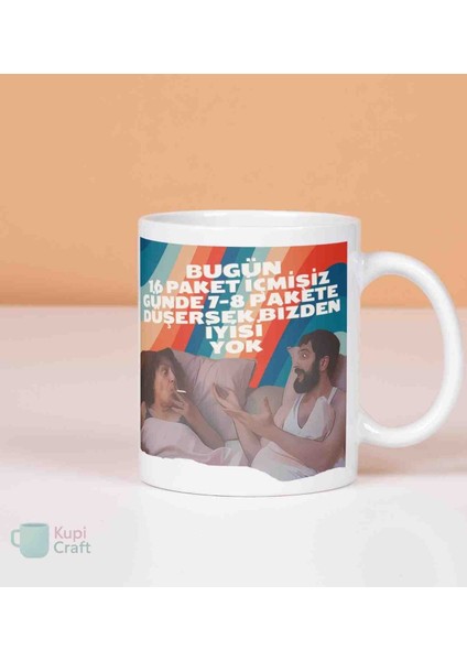 Kupicraft Kişiye Özel Tasarım Kupa Bardak,isimli,komik,karikatürlü,logolu