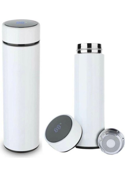 Dijital Sıcaklık Göstergeli Renkli Çelik Termos - 500 ml (7272) indirimleri