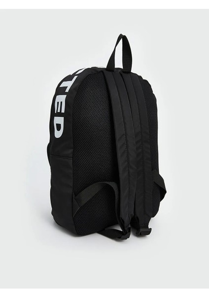 Accessorıes Siyah Baskılı Erkek Sırt Çantası 29X41X12 cm modelleri