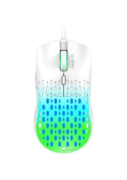 S11 Pro 3600DPI Rgb Optik Gaming Mouse Yeşil