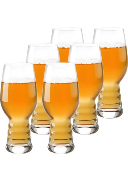 Adet Pub Bira Bardağı - 480 ml Kalın Gövdeli Bira Bardağı, Su ve Meşrubat Için Geniş Gövdeli Ince Cam Bardak, Ev ve Bar Kullanımı