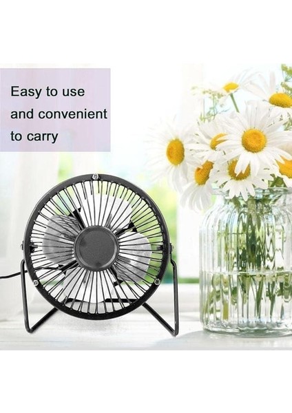 Masa Üstü USB Fan Soğutucu Vantilatör Klima USB Girişli Metal Serinletici Fan Mini Vantilatör Fan Klima