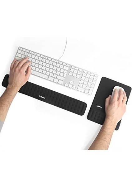 Ergopad Klavye + Mause Bilek Destekli Ergonomik Mousepad Set (440X55X17MM / 230X160X17MM)