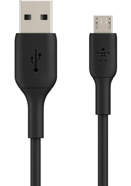 Taşınabilir Hoparlörler, Powerbank’ler, E- Okuyucular ve Daha Fazlası Için Mikro USB Kablosu (1 Metre, Siyah)