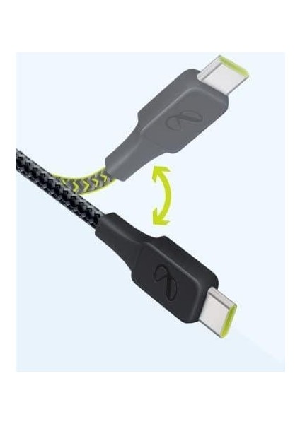 By Harman - Instantconnect Kablo Usb-A Usb-C,beyaz,1.5m