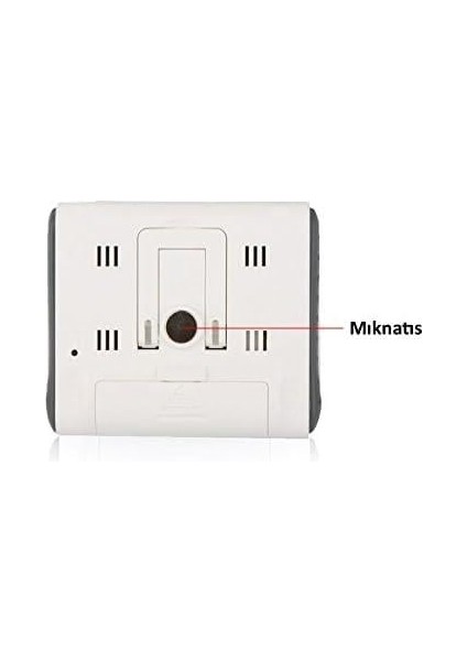 DC102 Iç Mekan Termometre Nem Ölçer Saat