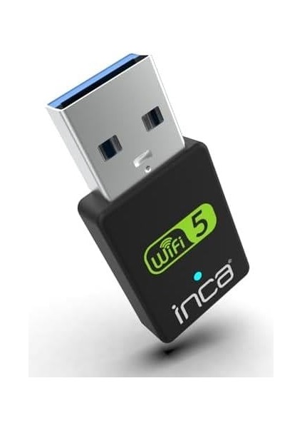 IUWA-650X 650MBPS Bluetooth 4.2 Dual-Bant Kablosuz-Ac Nano USB Adaptör