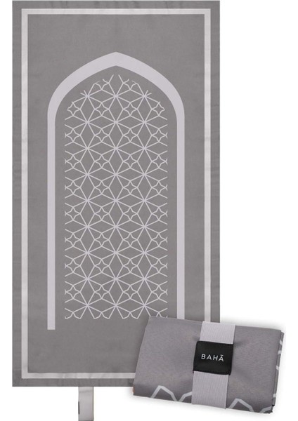 Taşınabilir Dua Matı, Seyahat Namaz Matı, Katlanabilir Dua Matı, Müslümanlar Için Mükemmel Bir Hediye (Kayrak Grisi)