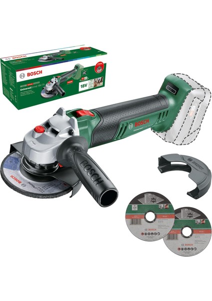 Home And Garden Universalgrind 18V-75 125 mm Amazon Versiyon 2 x Kesme Diski, 1x Taşlama Diski Solo Aküsüz