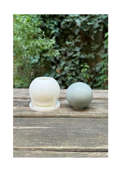 Concept Küre 7cm Çap Silikon Mum Kalıbı