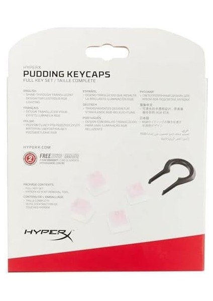 Abs Pudding Keycaps Tr Pembe