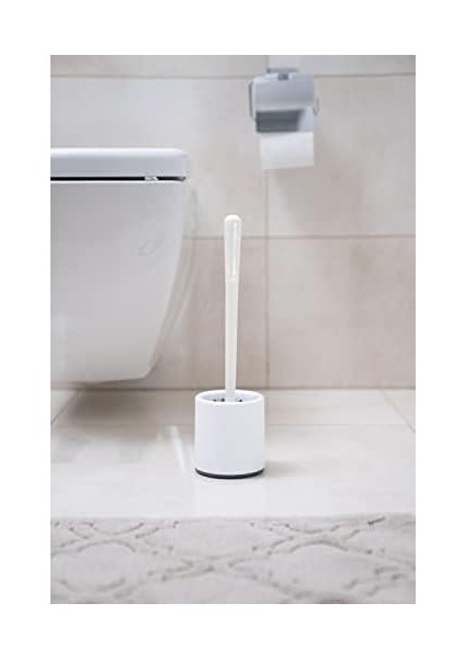 Home Silikon Klozet Wc Tuvalet Fırçası Beyaz