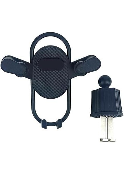 Araç Içi Telefon Tutucu Havalandırma (Menfez) Kanca Montaj Kaymaz 360° Çoğu Akıllı Telefonla Uyumlu Sarsıntı Önleyici 4.5”- 7” Inç
