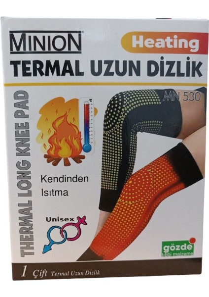 Termal Dizlik Uzun Bedensiz Unisex - Kendinden Isıtıcılı - Isıtıcı Dizlik - Dizlik MN-530 modelleri