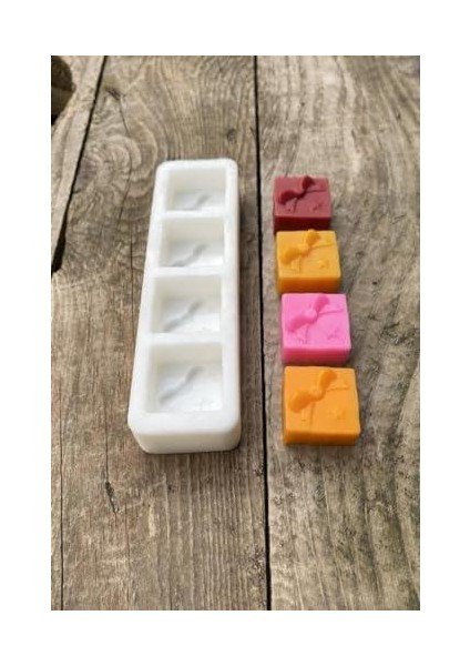 Concept Paket Mini Dörtlü Mum Kalıbı (Silikon)