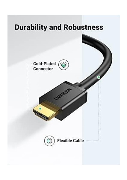 HDMI DVI 1080P Çift Yönlü Görüntü Aktarma Kablosu, 1 Metre