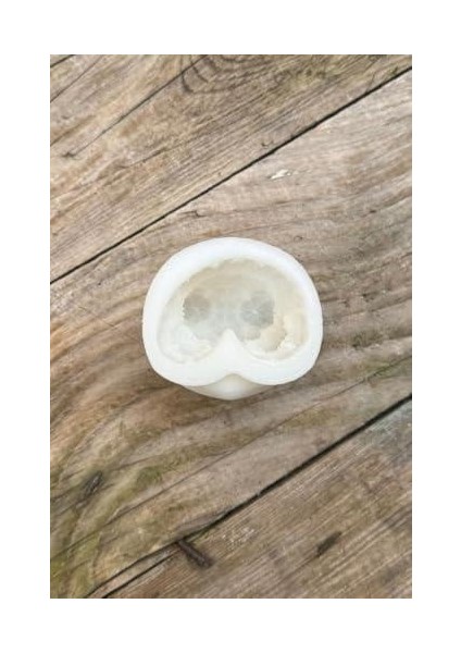 Concept Teddy Bear Gül Dokulu Küçük Tekli Mum Kalıbı