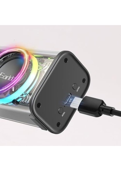 Rgb LED Işıklı Bluetooth 5.1 Kablosuz Hoparlör