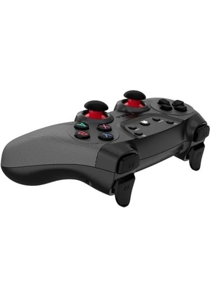 2.4g Kablosuz Gamepad Pc Uyumlu Pilli Joystick Wireless Oyun Kolu Kişiselleştirilmiş Düğme, Hassas Trigger Kaymaz Tasarım G2.4g (Gri)