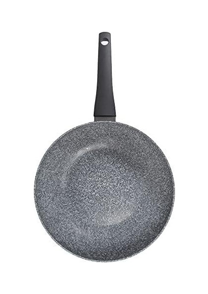Sinfonia Wok 28 cm Endüksiyon Için De Uygundur, Mineral Parçacıklarla Güçlendirilmiştir, Italya'da Üretilmiştir