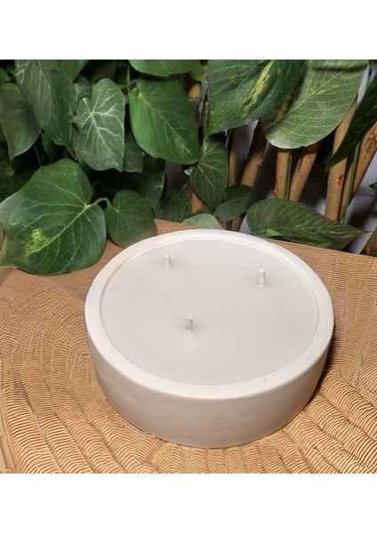 Beyaz Tabakta, Ip Fitilli Tarçın Kokulu Mum fiyatları