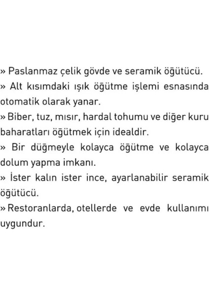 Tane Karabiber Tuz Paslanmaz Çelik Otomatik Basmalı Baharat Öğütücü indirimleri
