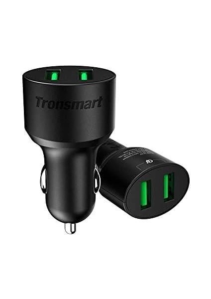 CC2TF Çift USB Çıkışlı Qualcomm Qc 3.0 Araç Şarj Cihazı