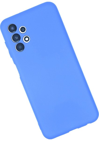Samsung Galaxy A13 4g Kılıf First Silikon - Mavi Inslm