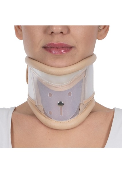 Servikal Çeneli Boyunluk Ekstra Large Xl Beden Adjustable Pvc Cervıkal Collar