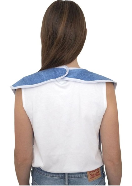 Yıkanabilir Hasta Yemek/mama Önlüğü Yetişkin Cırtlı-Cepli 5 Adet modelleri