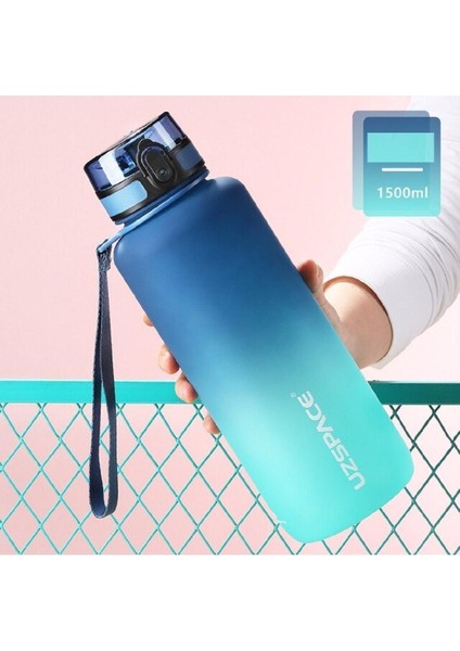 Motivasyon Matarası 1500 ml Mega Büyük Boy Çift Renk 8 Farklı Renk fiyatları