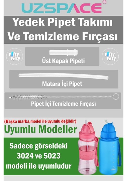 Yedek Pipet Takımı ve Pipet Temizleme Fırçası 1 Set (3 Parça) -Kapak Hariçtir---