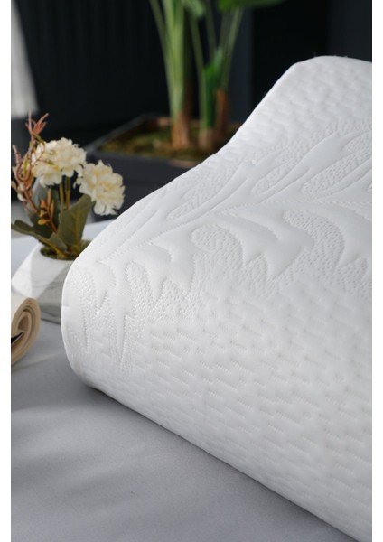 Orta Boy Ortopedik Visco Yastık Boyun Fıtığı Boyun Düzleşmesi Destekli 50 x 32 x 10 cm fiyatları