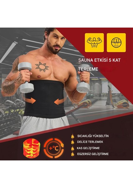 Vücut Bel Toparlayıcı, Bel Trimmer, Karın Eğitmeni, Terleme Egzersiz Vücut Sauna Termal Kemer