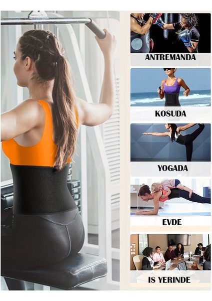 Vücut Bel Toparlayıcı, Bel Trimmer, Karın Eğitmeni, Terleme Egzersiz Vücut Sauna Termal Kemer fiyatları