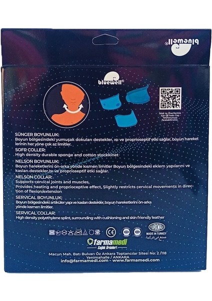 Çenelikli Nelson Boyunluk Beden : L