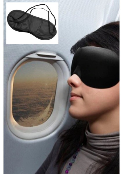 Üçlü Seyahat Seti Boyun Tipi Ortopedik Şişme Yastık + Kaymayan Göz Bandı + Kulak Tıkacı modelleri