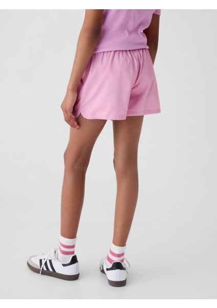Kız Çocuk Pembe Pull-On Washwell™ Şort