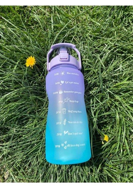 Motivasyon Matara 2000 ml Sticker Hediyeli Suluk, Su Şişesi - Bpa Içermez | Motivasyonel Matara fırsatları