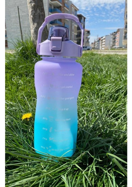 Motivasyon Matara 2000 ml Sticker Hediyeli Suluk, Su Şişesi - Bpa Içermez | Motivasyonel Matara indirimleri