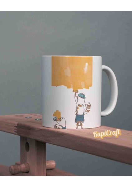 Kupicraft Kişiye Özel Tasarım Kupa Bardak,isimli,komik,karikatürlü,logolu