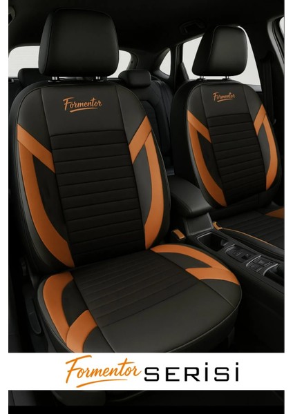 Renault Grand Modus (Phase 2008) 1.2 16V (75 Hp) 2010 Uyumlu Tay Tüyü Oto Kılıf Taba