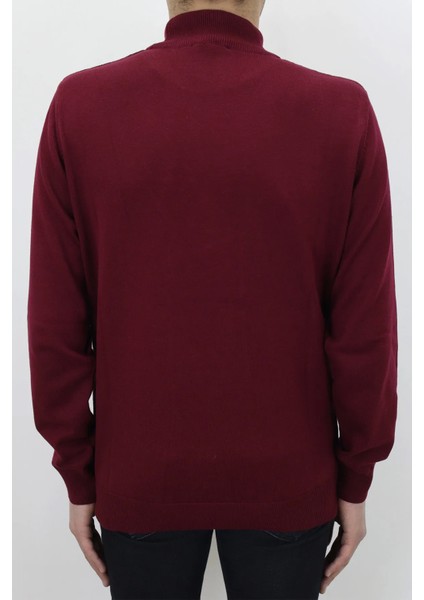 Fistan Store Erkek Polo Yaka Klasik Kesim Tek Cep Çelik Örgü Kışlık Ince Yün Kazak modelleri
