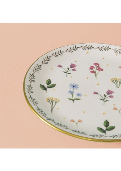 Butik Seramik Pasta Tabağı Alaçatı Pembe fiyatları