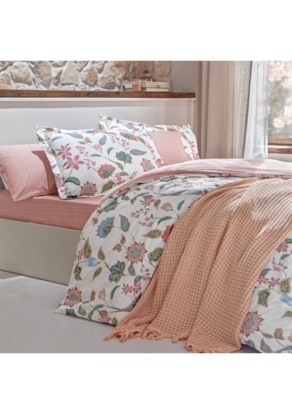Taç Butik Soleıl Pamuk Tek Kişilik Çarşaf Renkli