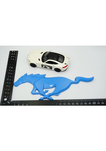 Mustang Shelby Gt Koşan At Bagaj Mavi Logo Arma fiyatları