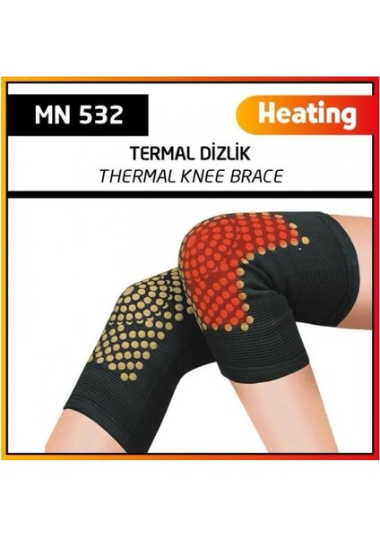 Termal Dizlik Kısa Bedensiz Unisex - Kendinden Isıtıcılı - Isıtıcı Dizlik - Dizlik - MN-532