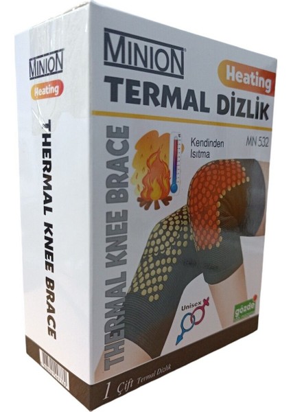 Termal Dizlik Kısa Bedensiz Unisex - Kendinden Isıtıcılı - Isıtıcı Dizlik - Dizlik - MN-532 modelleri