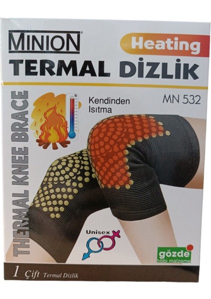 Termal Dizlik Kısa Bedensiz Unisex - Kendinden Isıtıcılı - Isıtıcı Dizlik - Dizlik - MN-532 fırsatları